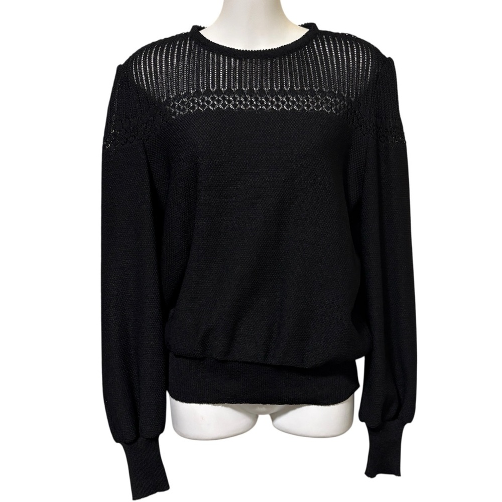 Vintage Castleberry Black Sweater